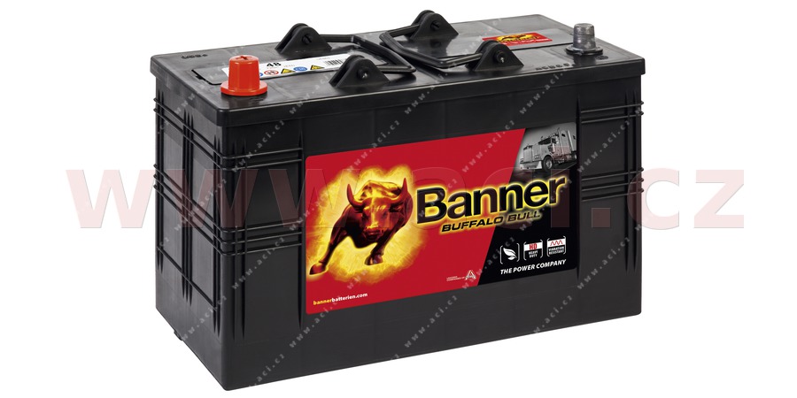 110Ah baterie 720A, lev BANNER BUFFALO BULL 344x172x214(230)