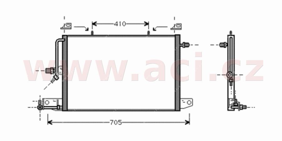 chladi klimatizace bez suie 2.0E 16V, 2.2E 20V (S4), 2.3E 20V