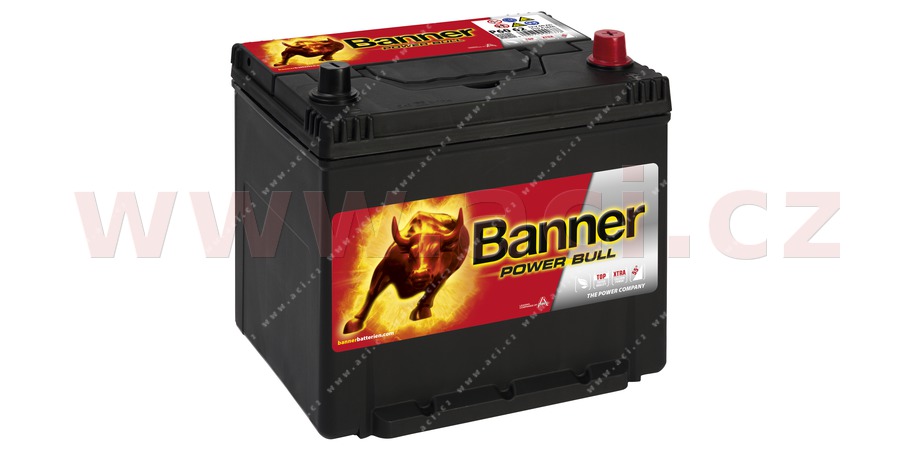 60Ah baterie, 510A, prav BANNER POWER BULL 233x173x203(225)
