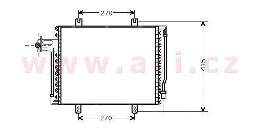 chladi klimatizace 1.8i 16V [452*355*26] VALEO,DENSO,BEHR-HELLA