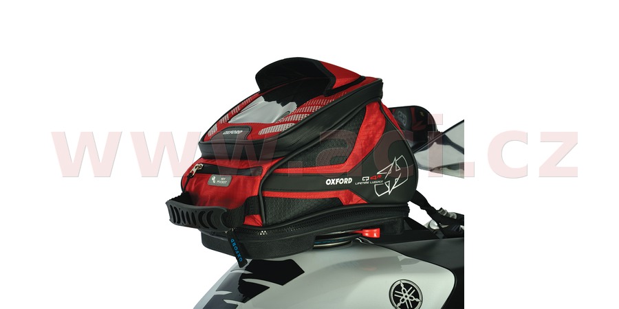 tankbag na motocykl Q4R QR, OXFORD - Anglie (ern, s rychloupn