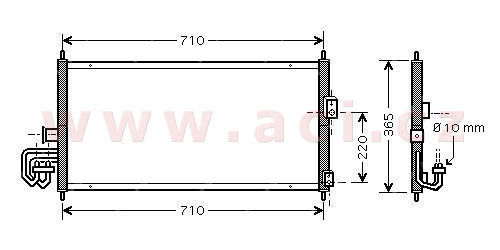 chladi klimatizace - 1.8i 16V (AUT), 2.0i 16V (+AUT), 2.2DiTD