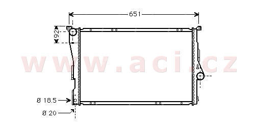 chladi 2.0i 24V, 2.3i V6 24V (+AUTAC), 2.8i V6 12V (+AUTAC),