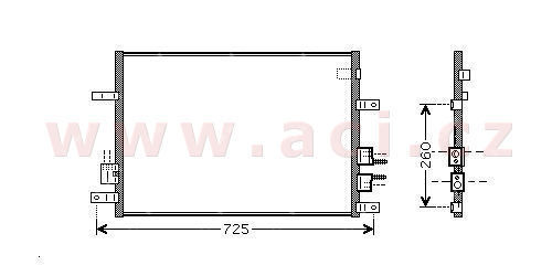 chladi klimatizace 1.9i 16V, 2.2i 16V, 3.2i 24V, 1.9JTDM, 2.4 J