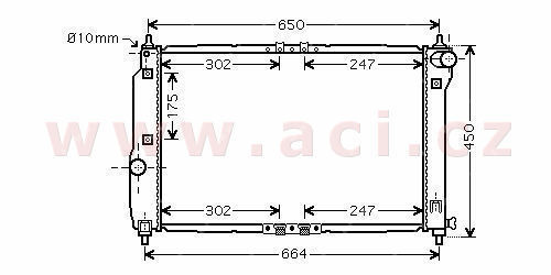 chladi 1.4i 16V (AC), 16.i 16V (AC) [600*415*16] VALEO,DENSO,