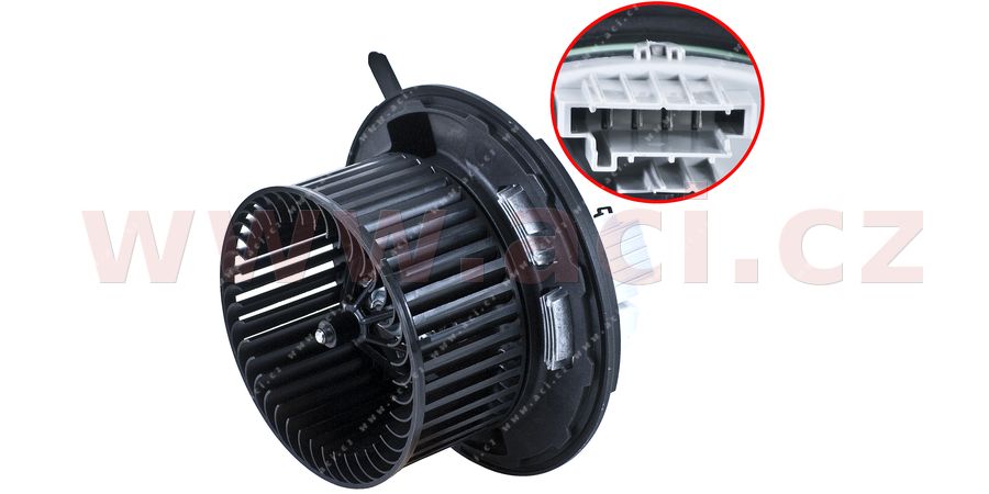 vnitn ventiltor topen a klimatizace s regultorem