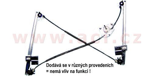pedn stahovaka (mechanizmus elektrickho systmu - bez motoru