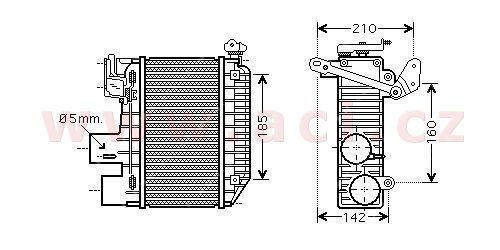 intercooler 2.0D4d [125*260*64]