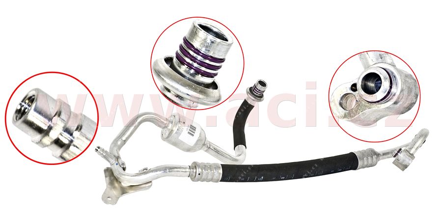 hadice klimatizace (na vstup kompresoru) 1.9TDi 66kW, 85kW