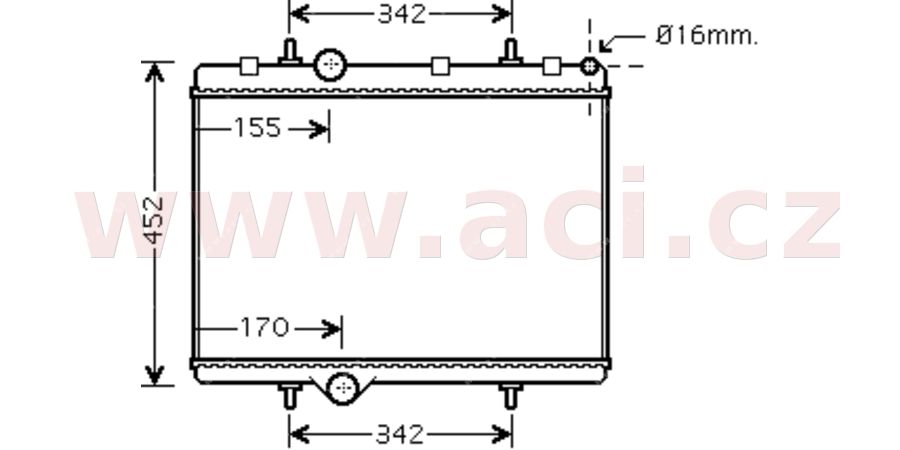 chladi 1.6HDi (AC) [380*562*32] ORIGINL
