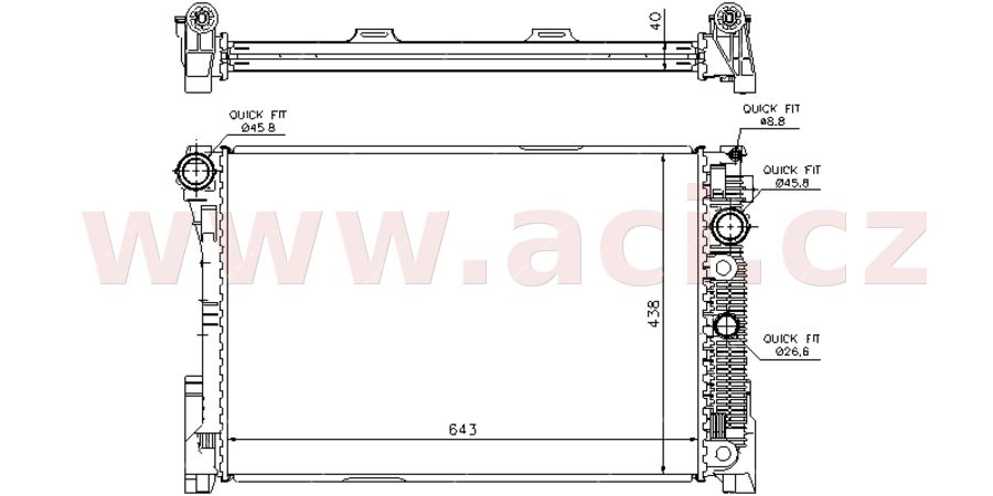 chladi C250CDi (AAC), C320CDi (AAC) VALEO,DENSO,BEHR-HELLA.