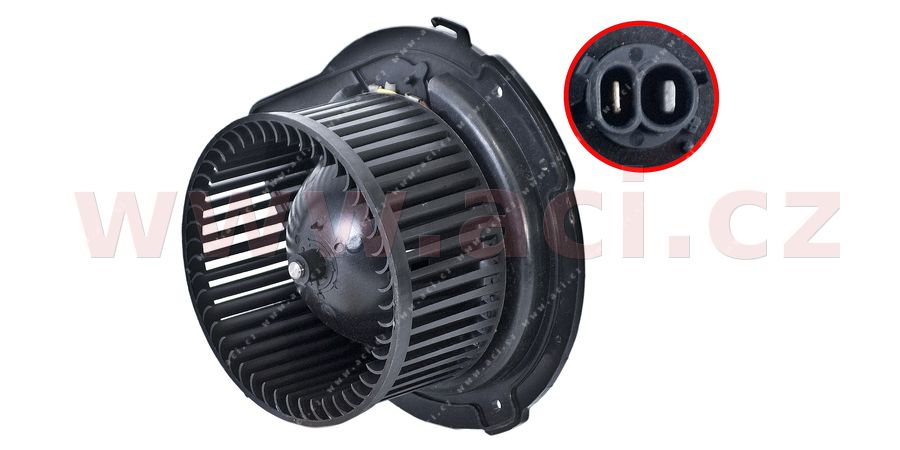 vnitn ventiltor topen a klimatizace