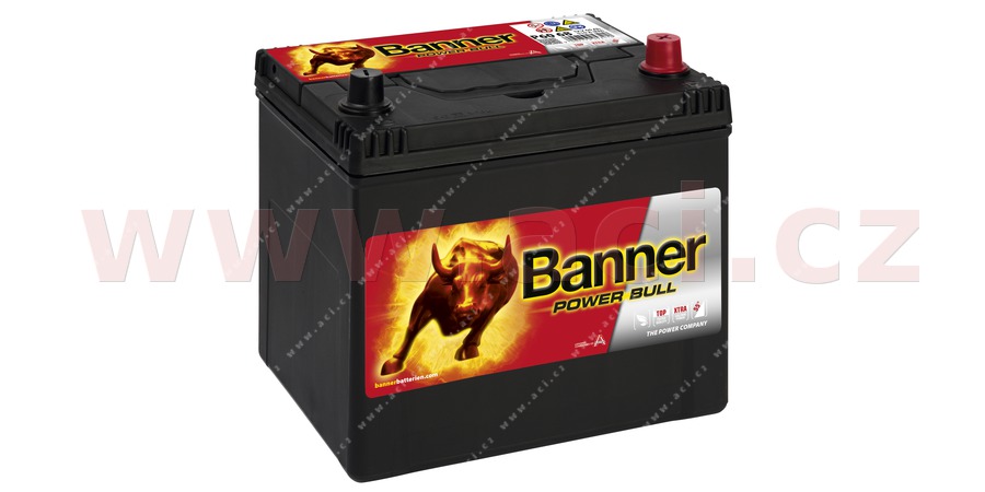60Ah baterie, 480A, prav BANNER POWER BULL 233x173x203(225)