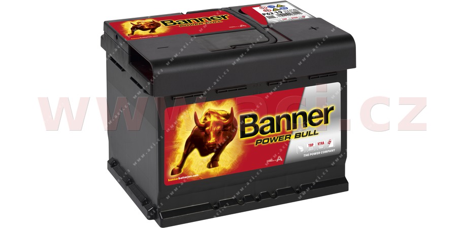 62Ah baterie, 540A, prav BANNER POWER BULL 241x175x190
