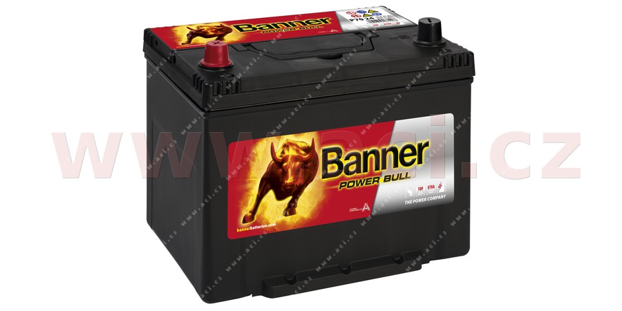 70Ah baterie, 570A, lev BANNER POWER BULL 260x174x200(222)