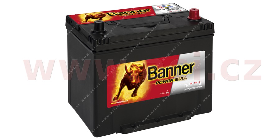 70Ah baterie, 570A, prav BANNER POWER BULL 260x174x200(222)