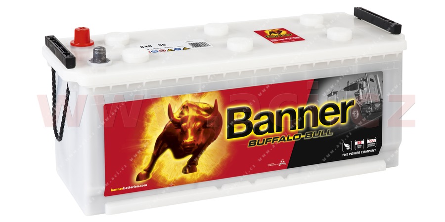 120Ah baterie, 720A, lev BANNER BUFFALO BULL 514x189x195(220)