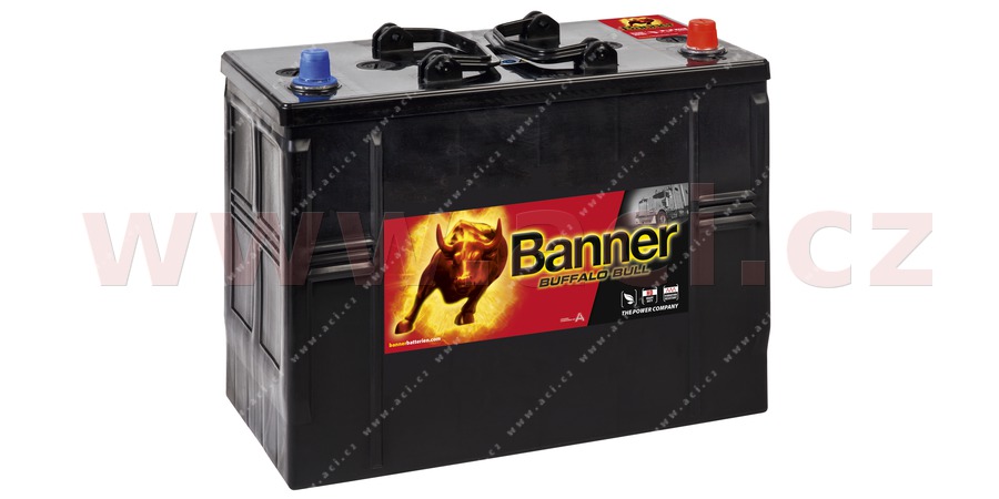 125Ah baterie, 760A, prav BANNER BUFFALO BULL 345x172x260(283)