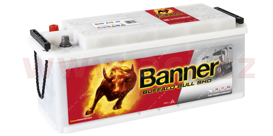 110Ah baterie, 760A, lev BANNER BUFFALO BULL 514x175x210