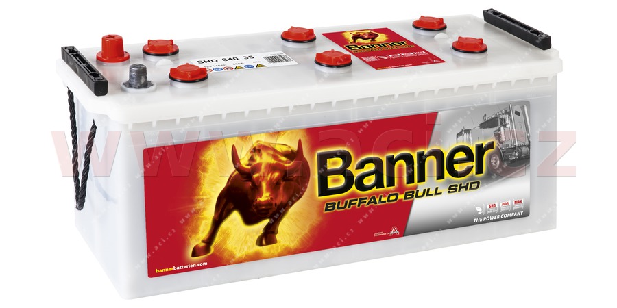 140Ah baterie, 800A, lev BANNER BUFFALO BULL 514x189x195(220)
