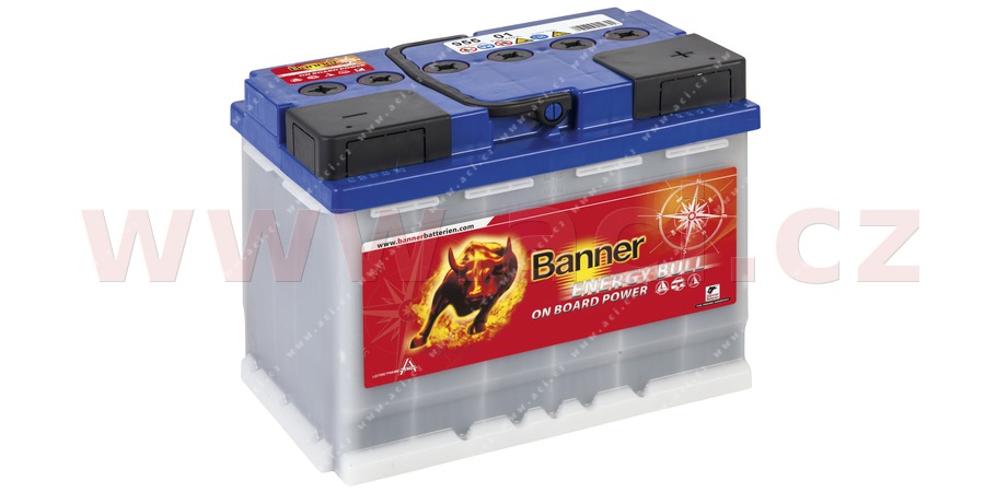 60Ah baterie, prav BANNER ENERGY BULL 241x175x190