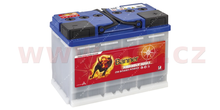 80Ah baterie, prav BANNER ENERGY BULL 278x175x190