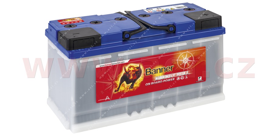 100Ah baterie, prav BANNER ENERGY BULL 354x175x190