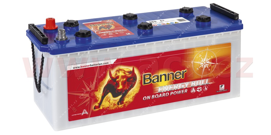 130Ah baterie, lev BANNER ENERGY BULL 514x189x195(220)