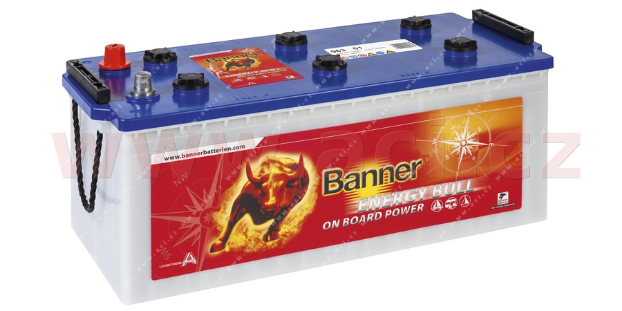 180Ah baterie, lev BANNER ENERGY BULL 514x223x195(220)