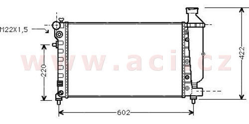 chladi 1.5 [530*297*24] VALEO,DENSO,BEHR-HELLA...