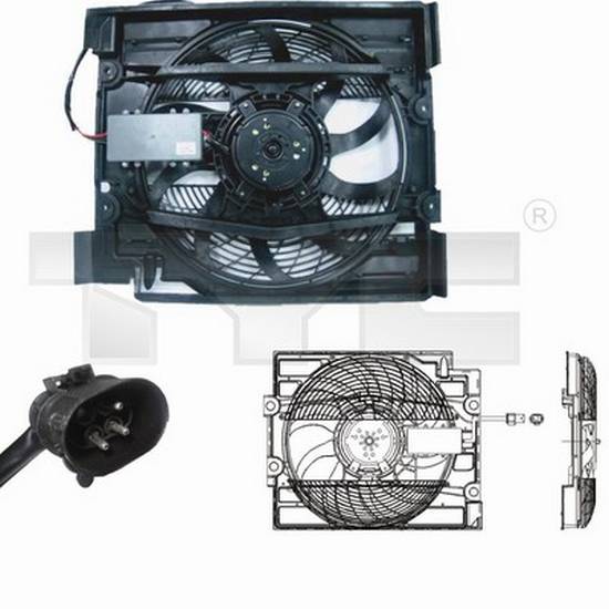 sahara ventilator chladie BMW 5 E39 95-03